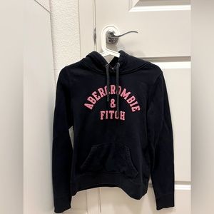 Abercrombie & Fitch Women, Hoodie, Medium but feels like Small size, Navy color